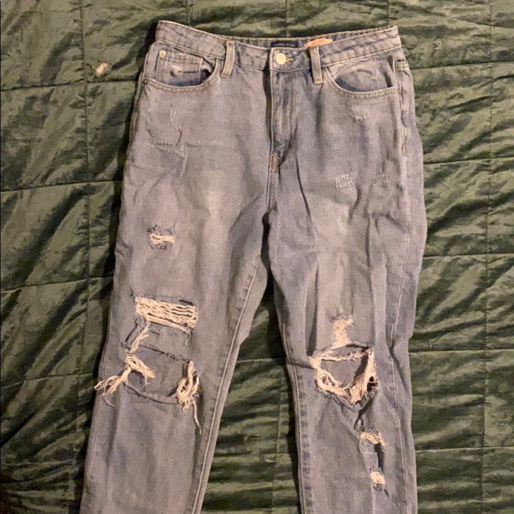 Angel Kiss Mom Jeans